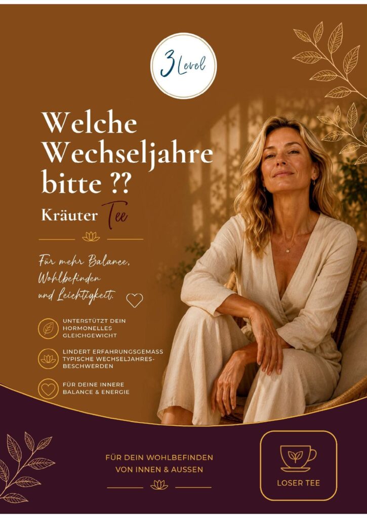 3Level Wechseljahre Tee – Verpackung Vorderseite