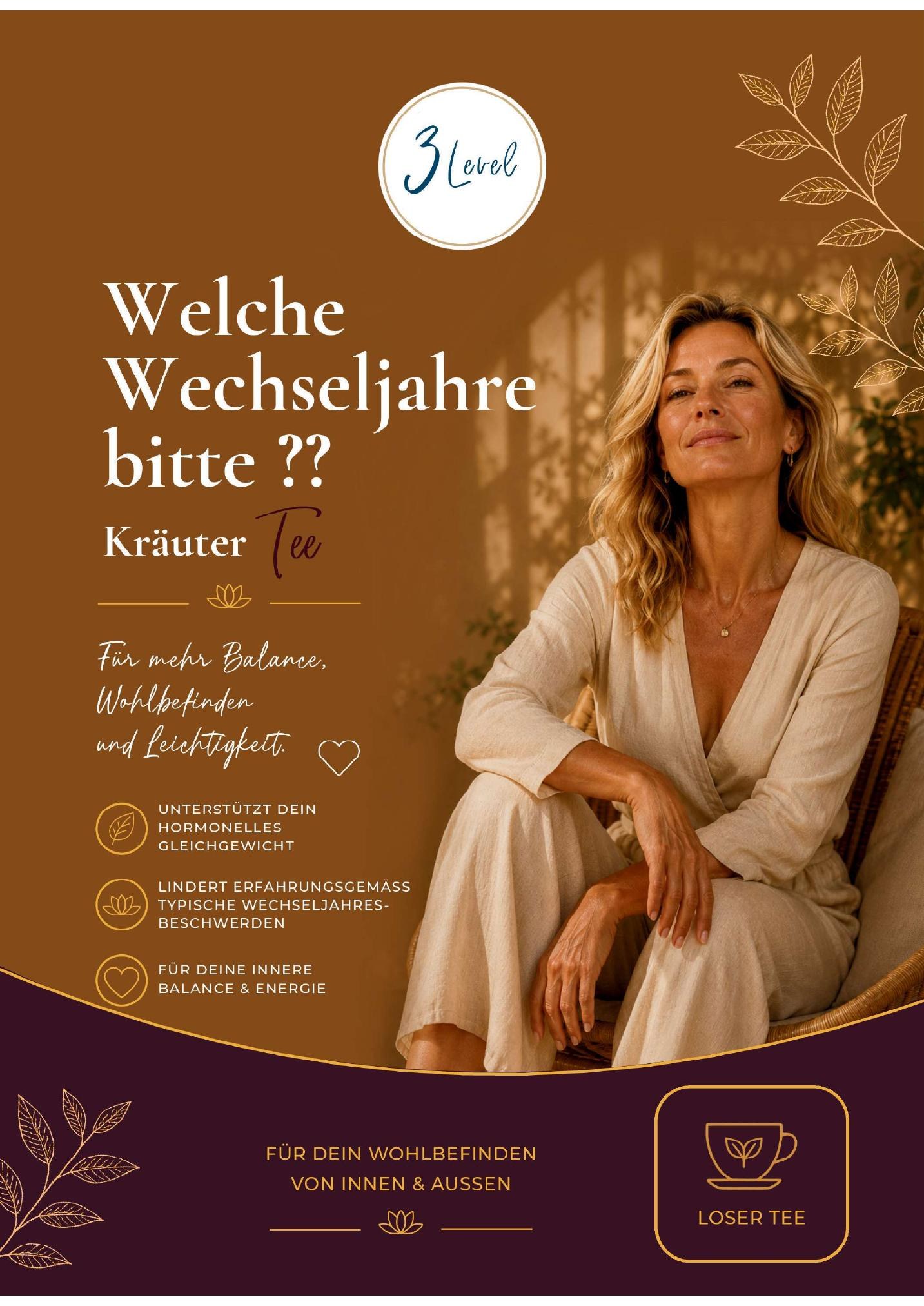 Wechseljahre Tee, Verpackung